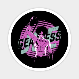 Gearless Joe  Megalo Box anime Retro Magnet